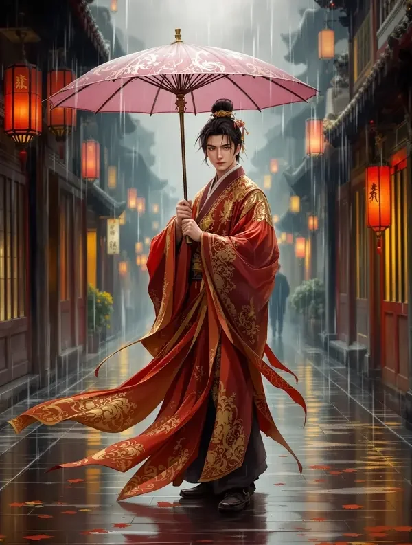 长安夜雨漫画封面